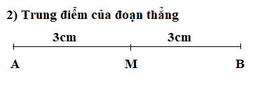 Giải bài điểm ở giữa. Trung điểm của đoạn thẳng