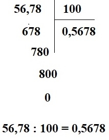 Giải bài Chia một số thập phân cho 10, 100, 1000,...- sgk Toán 5 trang 65