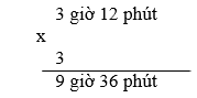 Giải bài: Nhân số đo thời gian với một số - sgk Toán 5 trang 135